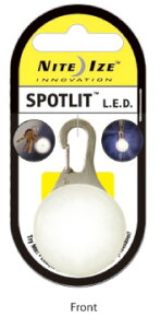 oCNpi ANZT[ XebJ[byL[z_[GuCY NITE-IZE SPOTLIT WHT SLG-06-02RIDEZ 94664012530 i