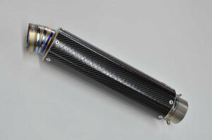 バイクパーツ マフラーマーベリック ハンヨウサイレンサー Mv83/300mm83C30-3PS 4548916094820カーボン/ソリッドエンド3P