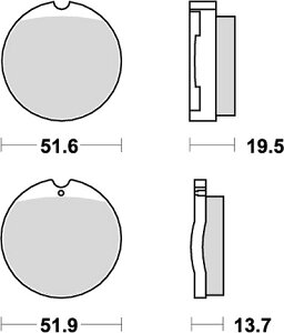 oCNpi u[L Nb`KITACO L^R SBSu[Lpbh 501HF CB400FOUR 77-777-0501000 4990852046799