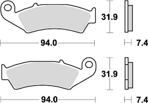 �y5���O��Ŕ����z �o�C�N�p�i �u���[�L �N���b�`KITACO �L�^�R SBS�u���[�L�p�b�h 603RSI XLR250R�o�n88-90777-0603077 4990852047406���i