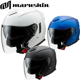バイク用品ヘルメットMARUSHIN(マルシン工業)MSJ2 JE-1 JE-1ジェットヘルメット インナーバイザー 全排気量対応 軽量 ラチェットバックル 3色展開 取寄品
