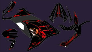 �o�C�N�p�[�cPLOT(�v���g) �f�J�[���L�b�g �v���g�^�� ���b�h PDK748P-R4548664921010