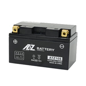 �y5���O��Ŕ����z AZ�o�b�e���[ ATZ10S �sAZ battery �o�C�N�p �t���� �V�[���h�^�t
