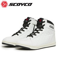 バイク用 シューズSCOYCO(スコイコ)カジュアルライディングシューズ MT054スニーカー 街乗り 人工皮革 蒸…