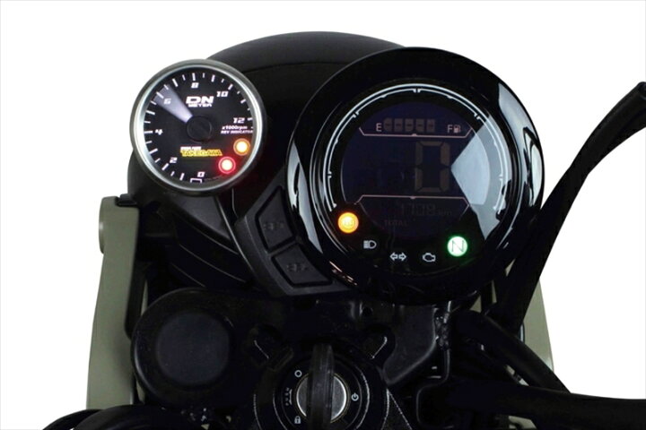 市場 Sp武川 スモールdnタコメーター レブル250 レブインジケーター付き rpm F48
