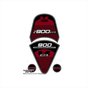 バイクパーツ 外装モトグラフィックス タンクパッド&リアテール RED/BLK MT-TK026BG 4580041243315Z900RS 17-20