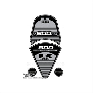 バイクパーツ 外装モトグラフィックス タンクパッド&リアテール SIL/BLK MT-TK026S 4580041243360Z900RS 17-20