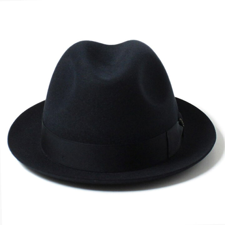 楽天市場】BORSALINO ファーフェルト 中折れハット[MARENGO SHORT]M 