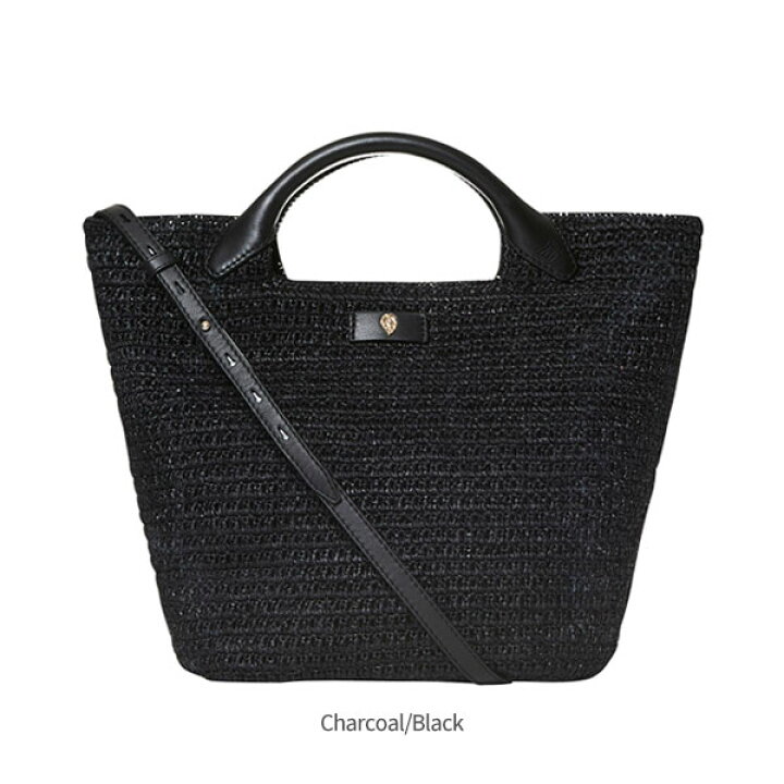 ヘレンカミンスキー 2Way ですぎ ショルダー付きカゴバッグ Cassia S 黒色 