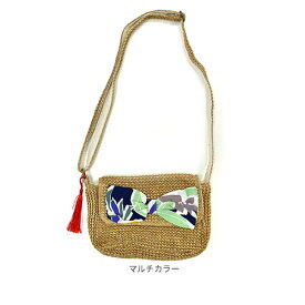 クーポン有!!Ocean＆Ground Girl's SUMMER POUCH[キッズ・ジュニア]ポシェット ショルダーバッグ ポーチ サマーポーチ かごバッグ リボン おしゃれ かわいい 子供用 女の子 ガールズ 春夏 オーシャンアンドグラウンド 1015001 楽天ランキング第1位 メール便可