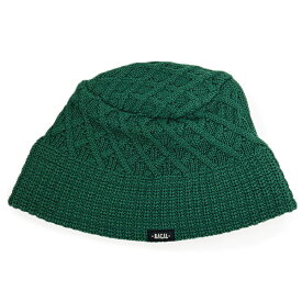 クーポン有!!RACAL Diamond Knit Bucket Hat ニットバケットハット 日本製 ダウンブリム コットン アクリル バケットハット ブーニー クラッシャー サファリハット ニットハット ニット帽 メンズ 男性 レディース 女性 春秋冬 ラカル RL-22-1272 帽子 メール便送料無料