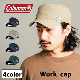 Coleman コールマン キャップ メンズ レディース 帽子 リップストップワークキャップ キャンプ アウトドア フェス 人気 トレンド ブランド 防寒 春夏秋冬 父の日 贈り物 プレゼント