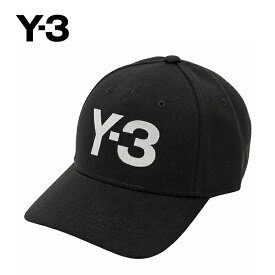 ワイスリー Y-3 H62981 BLK ロゴ刺繍 ベースボールキャップ 帽子 ブラック adidas アディダス Y-3 LOGO CAP メンズ レディース ユニセックス 人気 トレンド 春夏 秋冬 贈り物 プレゼント