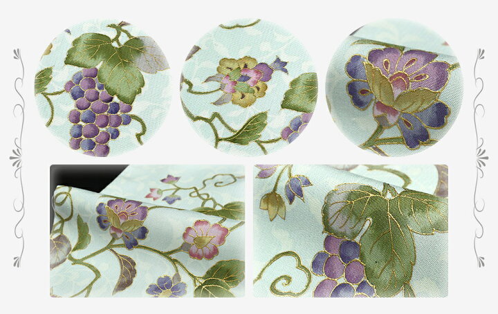 楽天市場 岡重 訪問着 結城紬 水色 葡萄更紗 ぶどう 葡萄 唐草 正絹 手描友禅 未仕立て 仮絵羽 礼装用 フォーマル 結婚式 入学式 卒業式 入園式 卒園式 七五三 お宮参り 和装 着物 No 1865 受注生産 和装 着物 No 1865 はつはなづき