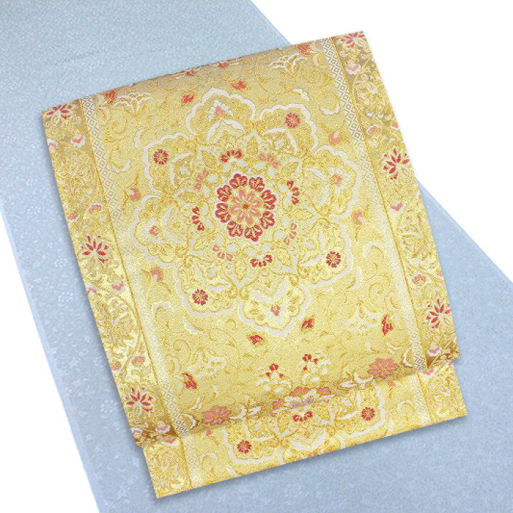 楽天市場】袋帯 西陣 大光 新品 正絹 金地 華文 帯の至宝 唐織 金糸  