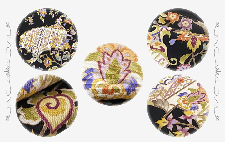 楽天市場】岡重 名古屋帯 九寸 正絹 黒地 駒塩瀬 花更紗文様 新品 未 