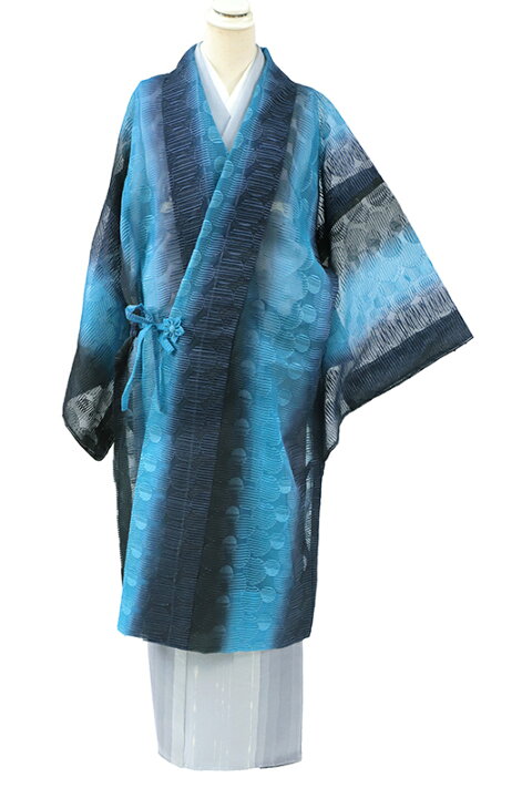 シルクオーガンジースリーシーズン着物コート道中着羽織正絹 