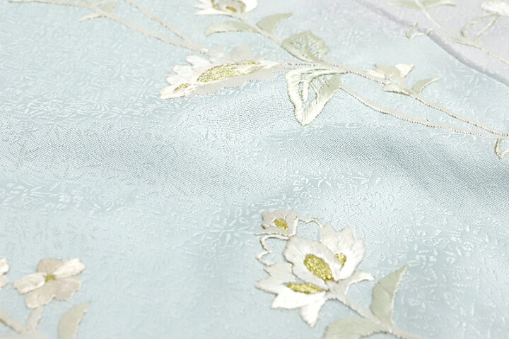 楽天市場 訪問着 手刺繍 正絹 丹後ちりめん 水色 薄紫 薄ピンク ぼかし 綸子 花 和柄 友禅染 袷 日本の絹 着物 古典 お仕立て上がり フォーマル 礼装用 結婚式 入学式 卒業式 入園式 卒園式 七五三 お宮参り お茶会 パーティー 観劇 映画鑑賞 上品 エレガント