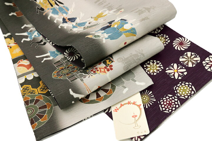 楽天市場】半幅帯 WA・KKA WAKKA ワッカ 「大兎祭」 リバーシブル 正絹  