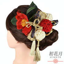 楽天市場】髪飾り 椿 リボンの通販