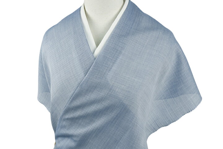 楽天市場】長襦袢 小千谷ちぢみ 麻絽襦袢 本麻 夏物 青 オーガニック 