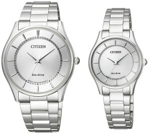 シチズン ペアウォッチ エコドライブ 薄型 スリム レディース腕時計 メンズ腕時計 2本セット CITIZEN BJ6480-51A EM0400-51A