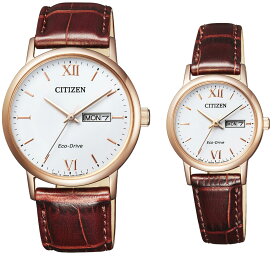 【 表示価格から10％割引クーポンあり 】シチズン ペアウォッチ エコドライブ レディース腕時計 メンズ腕時計 2本セット CITIZEN BM9012-02A EW3252-07A