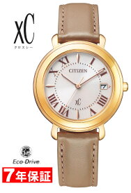 クロスシー シチズン エコドライブ 【少し大きめ】 光コレクション 革ベルト CITIZEN XC hikari collection EO1203-03A