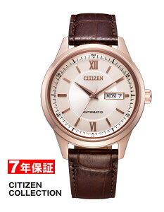 シチズンコレクション メカニカル デイ&デイト 自動巻き 手巻き CITIZEN COLLECTION メンズ腕時計 NY4052-16A