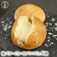 《八天堂公式》塩バターくりーむパンづくし6個 クリームパン ギフト 贈り物 プレゼント 塩パン 冷凍パン …