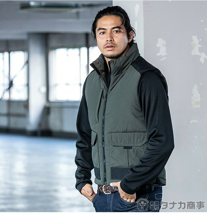 価格交渉OK送料無料 TS DESIGN (藤和)TS DELTA ナイロン中綿ワークベスト ブラック 54328 ブラック 95 L 通販