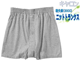 キャロン　元気　いきいき吸水パンツ　紳士用　吸水ニット　トランクス（目立たない薄型　30cc）M/Lサイズ【メール便可】