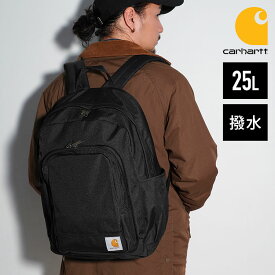 リュック カーハート carhartt メンズ ブランド リュックサック バッグ カバン 撥水 丈夫 シンプル 25L A4 PC 15インチ 通勤 通学 ブラック 黒 ストリート アウトドア おしゃれ かっこいい バックパック 大容量 防災 ロゴ 修学旅行 中学生 高校生 男子 男性 大人 B0000279