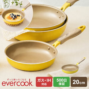 �t���C�p�� evercook �G�o�[�N�b�N IH 20cm �h�E�V�V�� DOSHISHA �K�X�Ή� EIFP20MYE �I�����c 500���ۏ� �����E�C�G���[ ���F �I�[���M���Ή� �� ������ ���킢�� ������� ���т���ɂ��� ������ ��