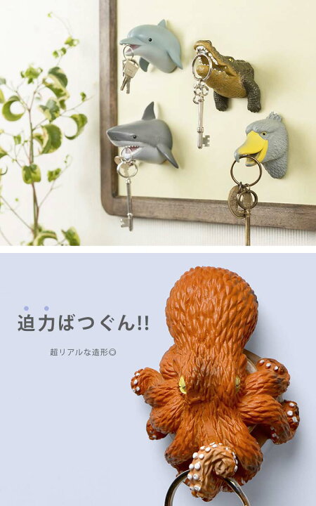 楽天市場 キーハンガー マグネット おしゃれ かわいい インテリア キーフック 鍵 カギ ハシビロコウ ワニ ホオジロザメ イルカ 動物 子供部屋 磁石 ネジ 壁掛け Keybite 玄関 リビング 磁石付き 一人暮らし 引っ越し祝い プレゼント ギフト 収納 おもちゃ おもしろ 雑貨 楽天市場 キーハンガー マグネット おしゃれ かわいい インテリア キーフック 鍵 カギ ハシビロコウ ワニ ホオジロザメ イルカ 動物 子供部屋 磁石 ネジ 壁掛け Keybite 玄関 リビング 磁石付き 一人暮らし 引っ越し祝い プレゼント ギフト 収納 おもちゃ おもしろ 雑貨
