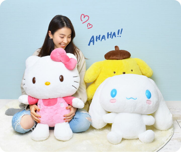 楽天市場】ぬいぐるみ サンリオ ポムポムプリン ハローキティ 