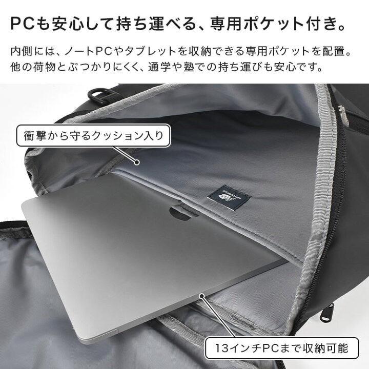 楽天市場】リュック New Balance ボックス型 リュックサック 大容量  