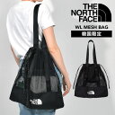 ザ ノースフェイス メッシュバッグ 韓国限定 THE NORTH FACE ホワイトレーベル レディース 巾着 トートバッグ A4 縦型 大容量 メッシュ 鞄 カバン トートバック メッシュトートバッグ 黒 ブラック おしゃれ シンプル ロゴ 軽量 通勤 通学 旅行 サブバッグ ブランド NN2PQ17J