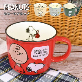 【6/5限定！抽選で最大100％ポイント還元★】マグカップ かわいい スヌーピー コップ シンプル キャラクター SNOOPY グッズ ホーロー風 可愛い レトロ 日用雑貨 食器 キッチン雑貨 マグ ティーカップ コーヒーカップ プレゼント ギフト 箱付き PEANUTS クリスマス 誕生日 陶