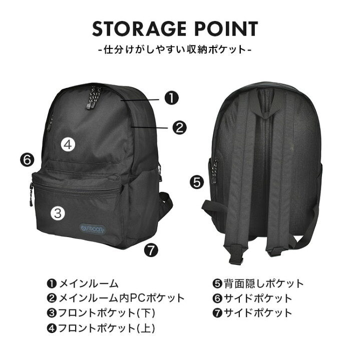 楽天市場】リュック アウトドアプロダクツ OUTDOOR PRODUCTS メンズ  