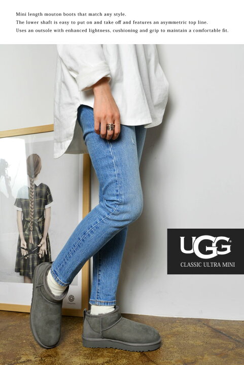 楽天市場】ムートンブーツ ugg アグ ショート丈 クラシック ウルトラ 