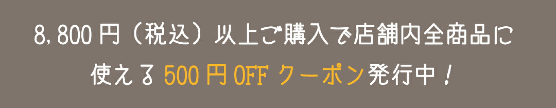 500円OFFクーポン