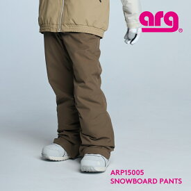 12:00までの注文・入金で当日出荷！(営業日に限る)ARG【エーアールジー】 スノーボードウェア ARP15005 レギュラーフィットパンツ【NEWモデル スノボ スノボー スノボパンツ スノーボードパンツ スノー スキー レディース ニューモデル】