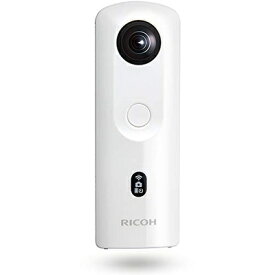 【中古】 RICOH THETA SC2 WHITE ホワイト 360度全天球カメラ 360°手振れ補正機能搭載 4K動画 進化したHDR合成機能 (THETA SC比 2.4倍の処理速度アップ、最新のアルゴリズムにより室内の撮影でよりナチュラルな絵作り) 高速WiFi転送 精度の高い自然なスティッチン