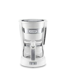 【中古】 デロンギ(DeLonghi) ドリップコーヒーメーカー 0.65L ホワイト アクティブシリーズ ICM14011J-W