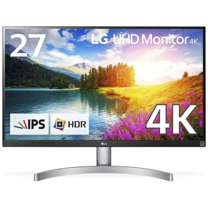 楽天市場】【中古】 LG モニター ディスプレイ 27UK600-W 27インチ/4K 