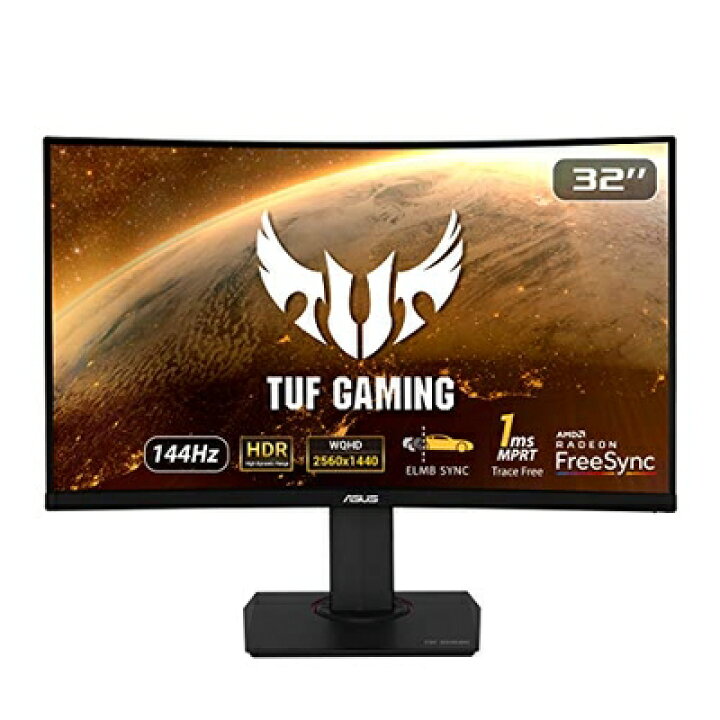 楽天市場】【中古】 ASUS ゲーミングモニター TUF Gaming VG32VQ 31.5 