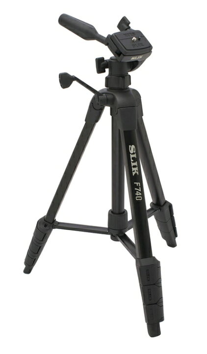 楽天市場】【中古】 SLIK 三脚 F740 4段 ファミリー向け三脚 214732 