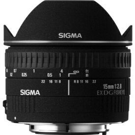【中古】 シグマ(Sigma) SIGMA 単焦点魚眼レンズ 15mm F2.8 EX DG DIAGONAL FISHEYE キヤノン用 対角線魚眼 フルサイズ対応 476403