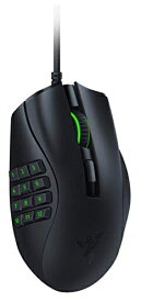 【中古】 Razer Naga X MMO ゲーミングマウス 16ボタン 多ボタン 多ボタンマウス 軽量 85g 18000 DPI 5G 高性能オプティカルセンサー 柔らかい布巻ケーブル Chromaライティング【日本品】 RZ01-03590100-R3M1